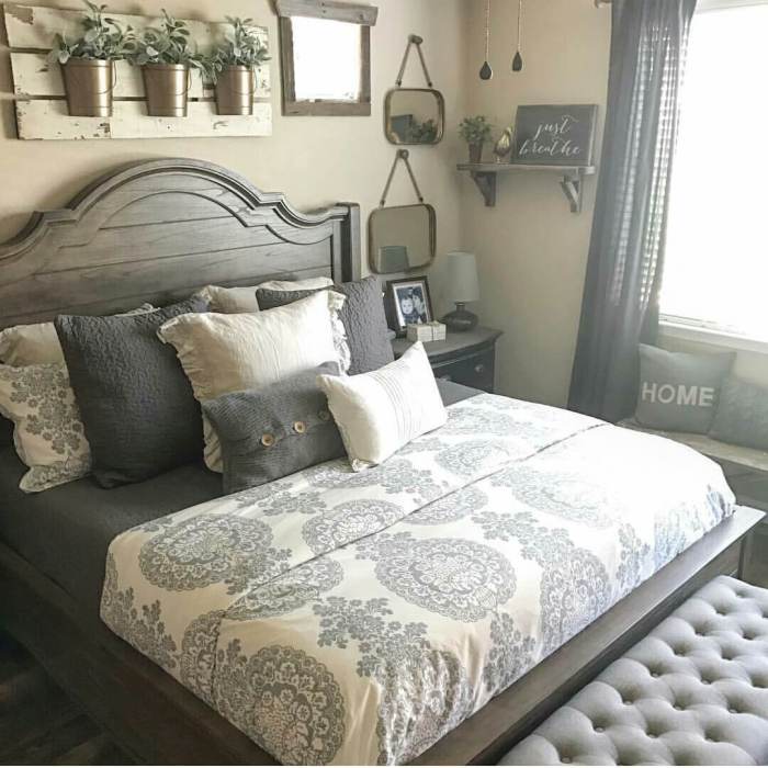 Farmhouse bedroom decor ideas