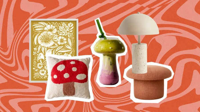 Mushroom decor for kitchen