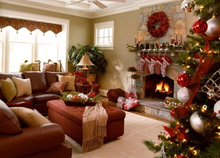 Christmas living room decor ideas