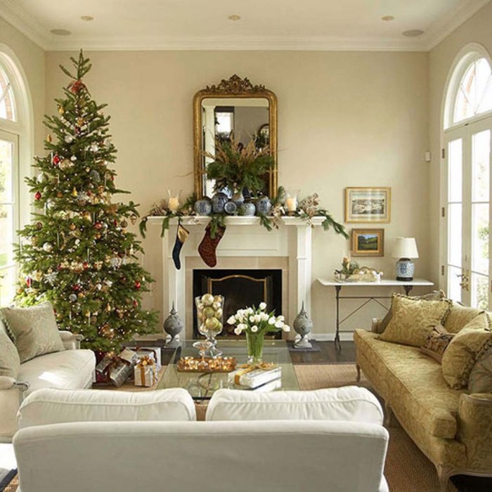 Christmas living room decor ideas