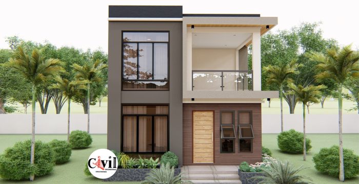 Duplex small house design