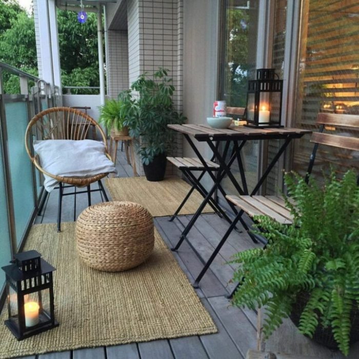 Apartment patio decor ideas