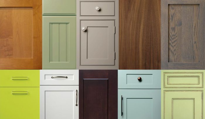 Kitchen cabinet door decor