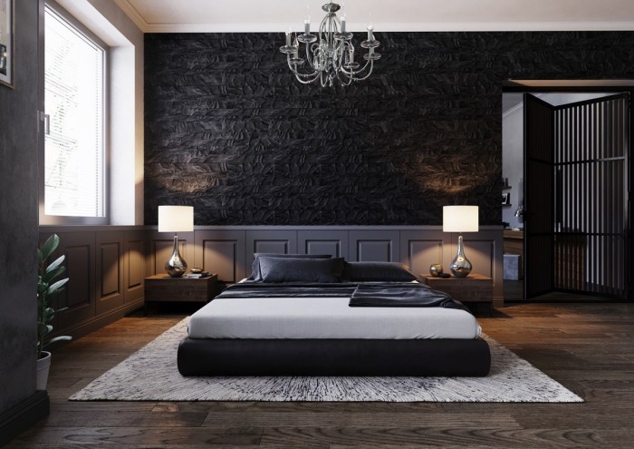 Black bedroom decor ideas