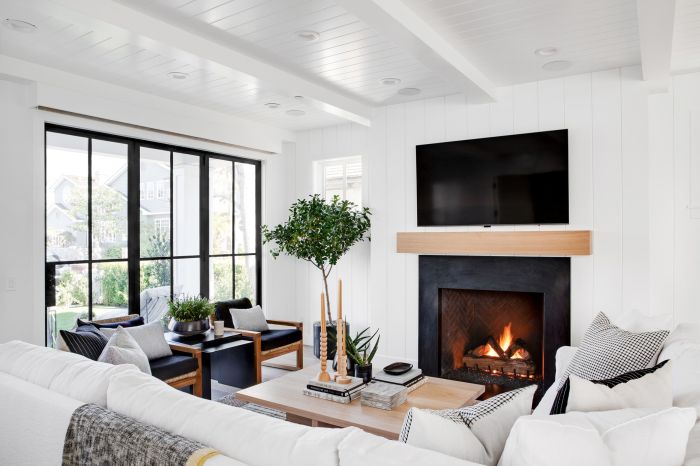 Fireplace decor ideas modern