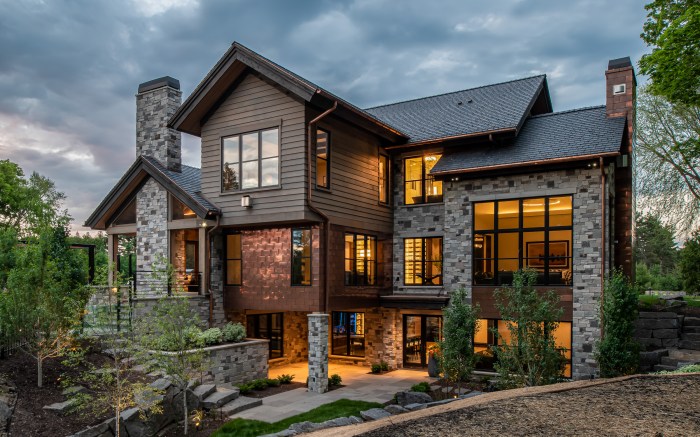 Modern rustic house design