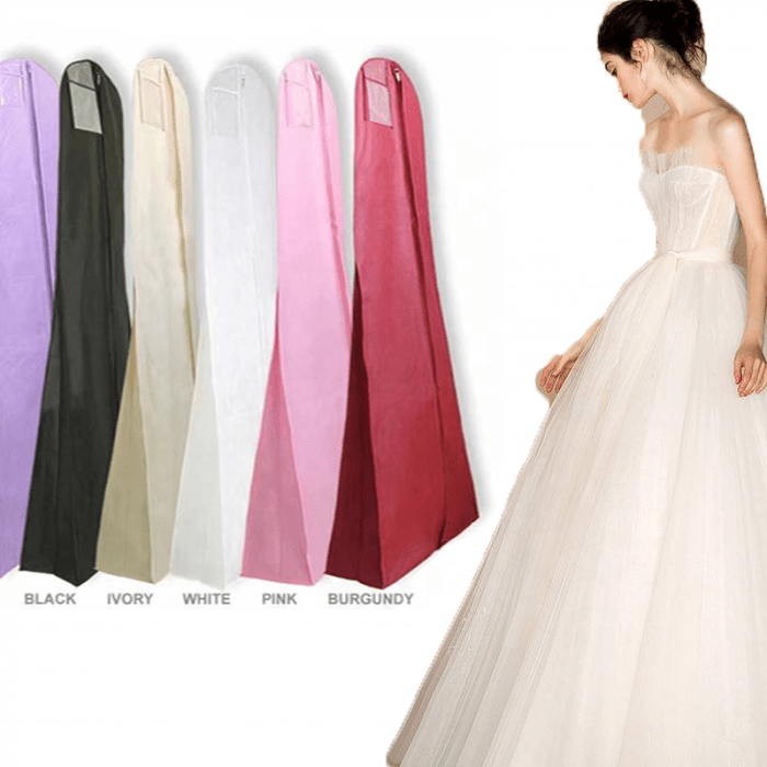 Garment bags for wedding dresses