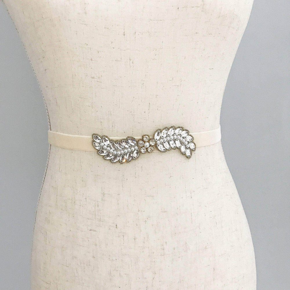 Floral belts for wedding dresses