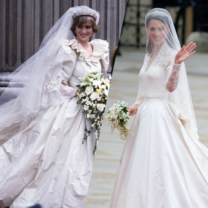 British royal family wedding dresses