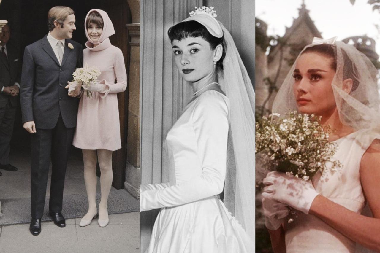 Funny face audrey hepburn wedding dress