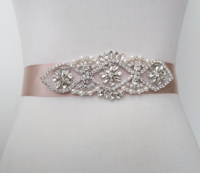 Sash rhinestone bridesmaid weddbook