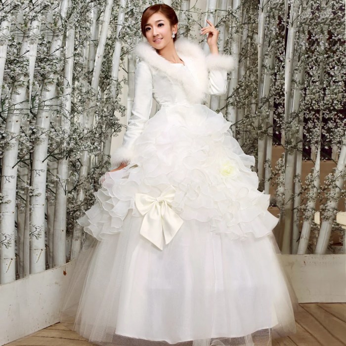 Cheap winter wedding dresses